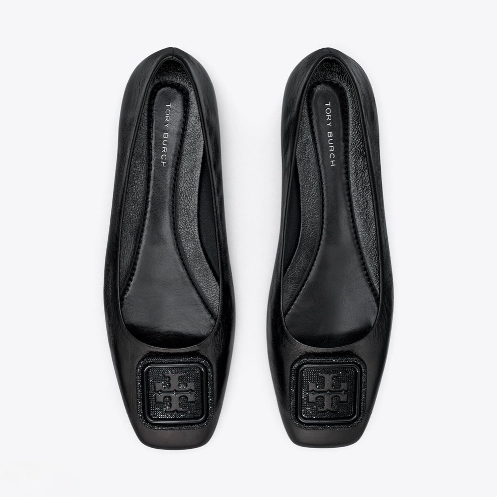 NEW TORY BURCH GEORGIA PAVE BALLET FLATS